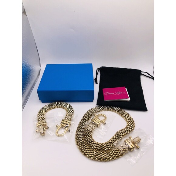 Emma Skye DSMK Stainless Steel Popcorn Necklace & Bracelet Set - Picture 13 of 16